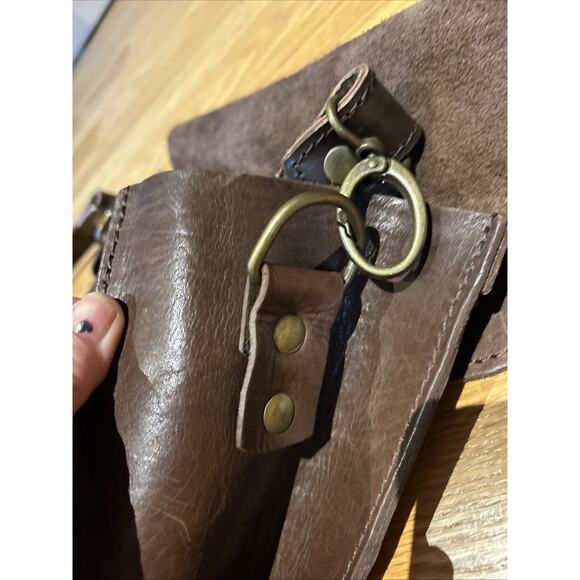 Balibetov Matera Bag Brown Leather Handcrafted Argentina strap Yurba Large - Picture 13 of 16